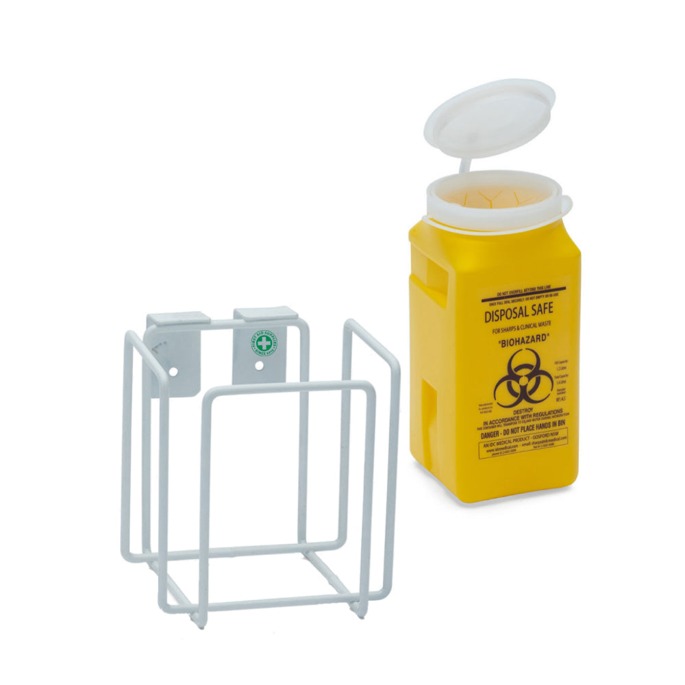 1.4L Sharps Container with Wall Bracket
