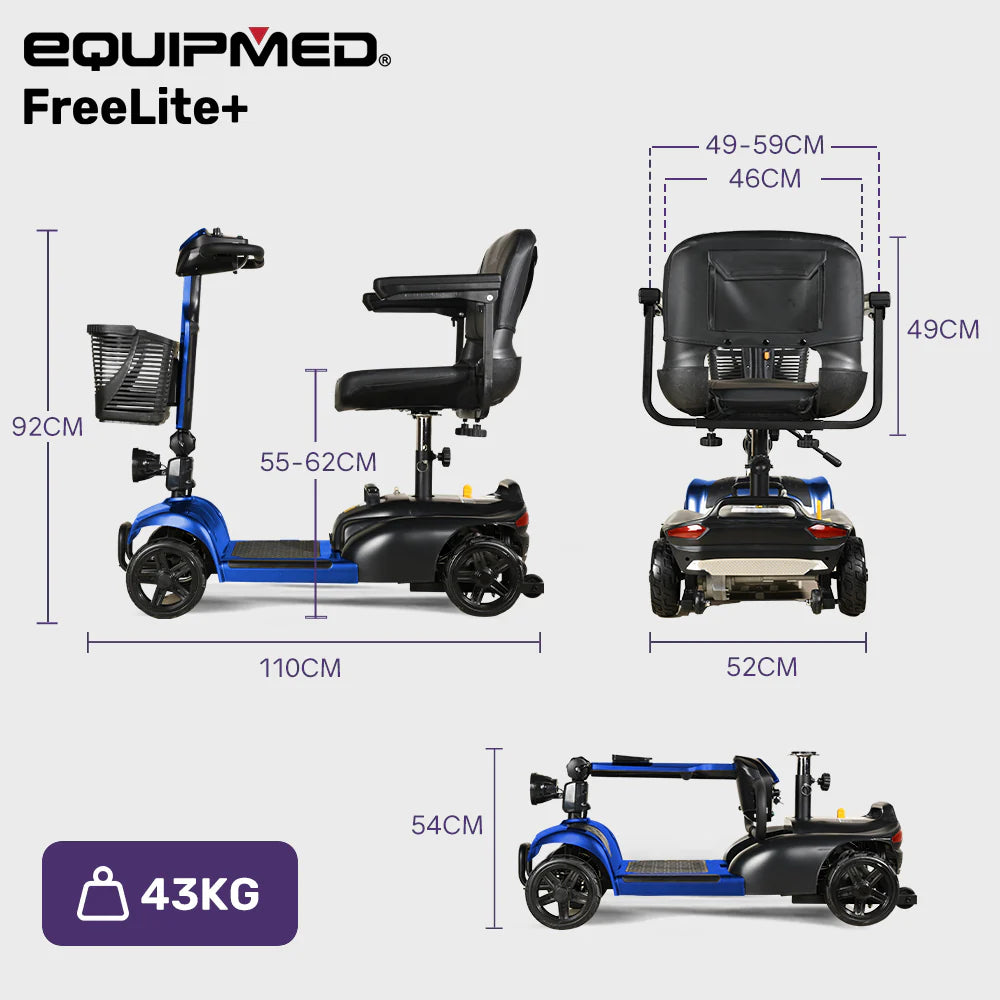 Lite+ Mid Size Foldable Mobility Scooter