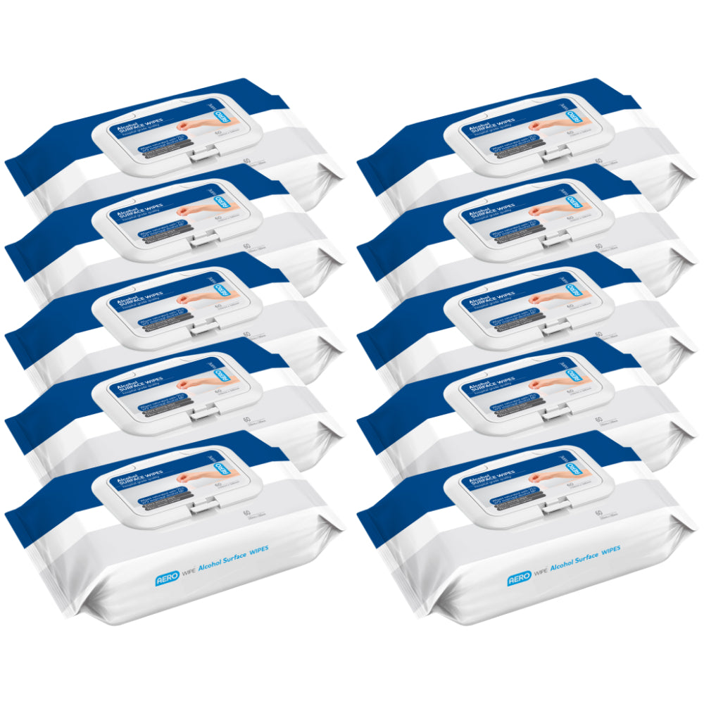 75% Isopropyl Alcohol Surface Wipes 60 Wipes – Box/24
