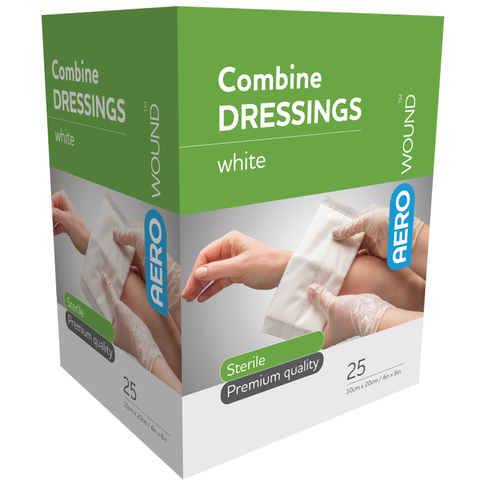 Combine Dressing 20 x 20cm Bag/25