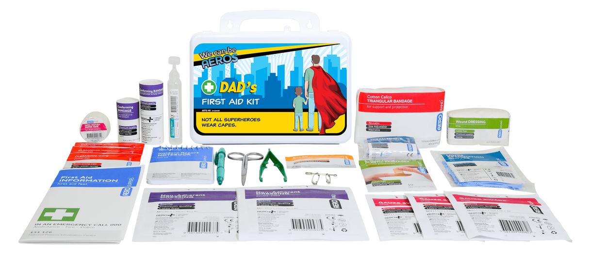 MUM'S 2 Series Plastic Waterproof First Aid Kit - 21 x 7.5 x 13cm