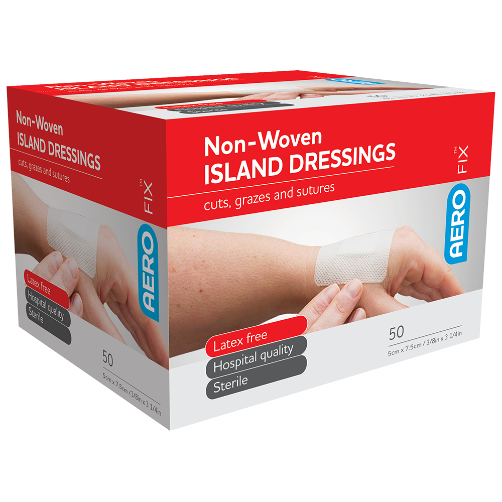 Non-Woven Island Dressing 5 × 7.5cm Box/50