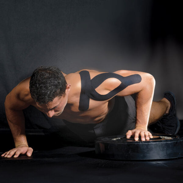 Black Kinesiology Pro Sports Tape 5cm x 5m
