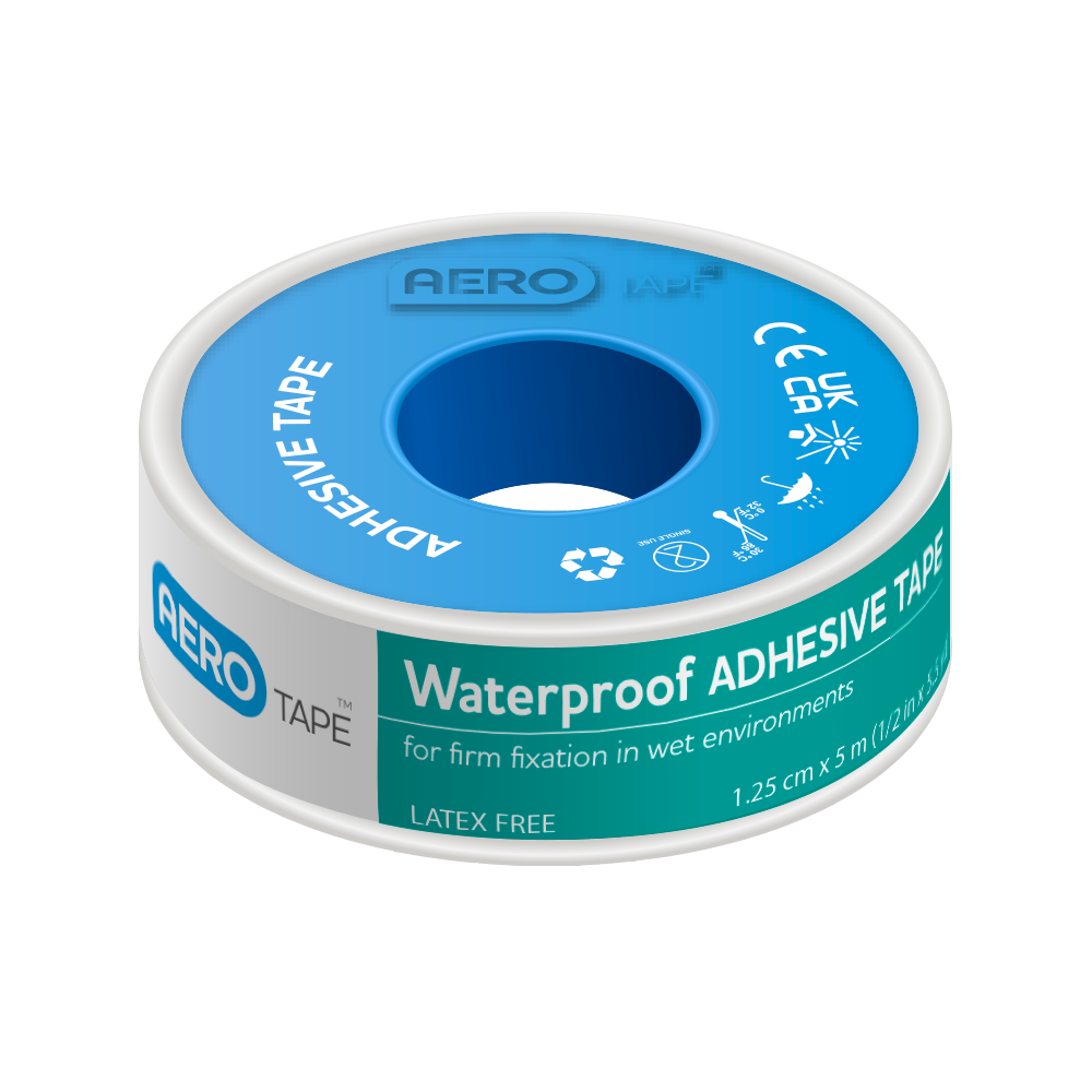 Waterproof Adhesive Tape 1.25cm x 5M - 9 Pack