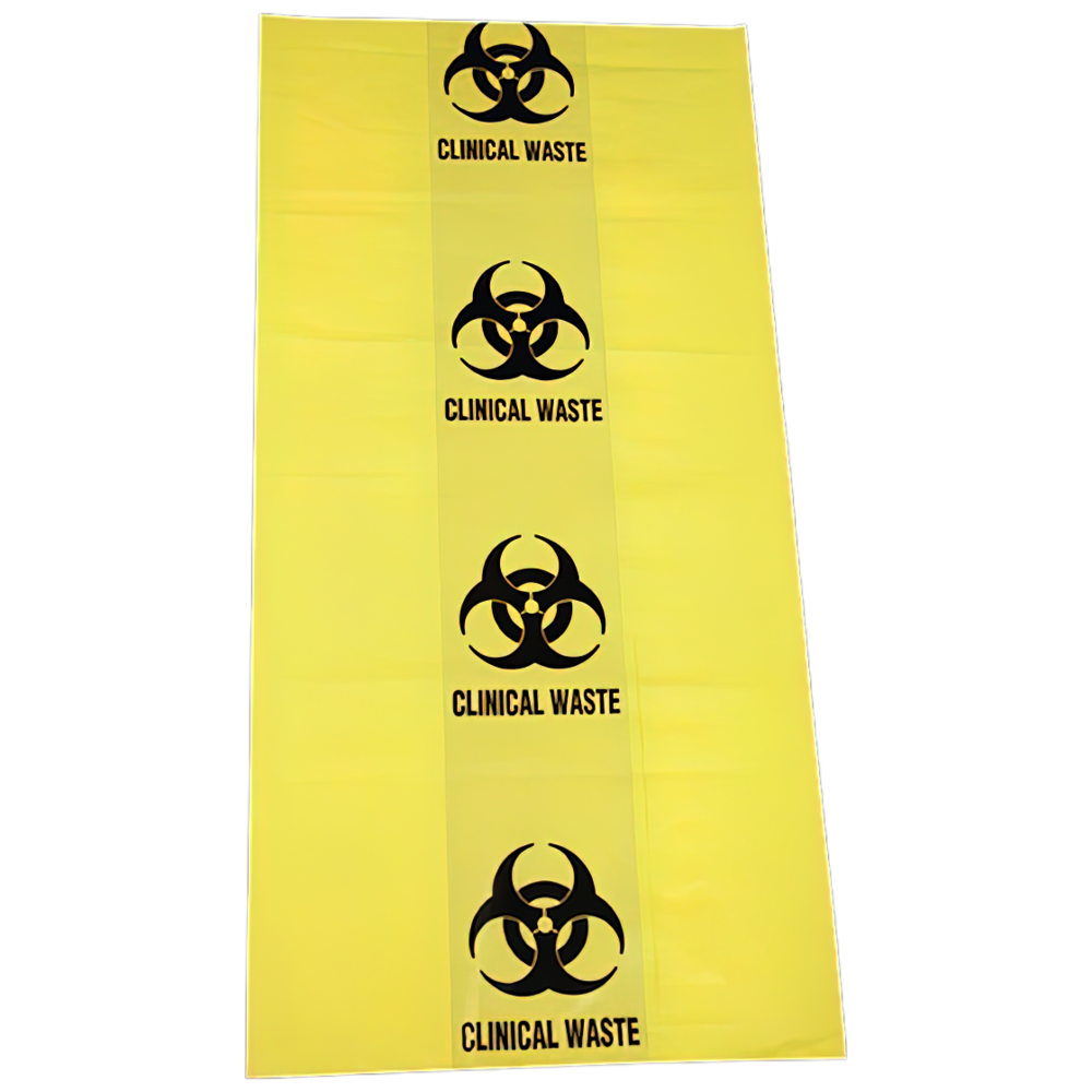 Biohazard Clinical Waste Bag 50L (630 x 800mm) 10/Pk
