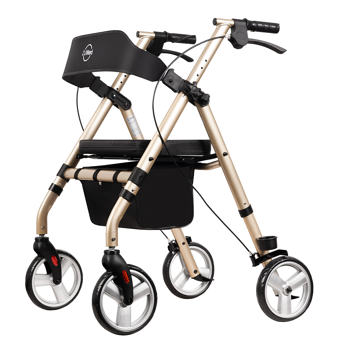 Classic Rollator Mobility Walker Champagne