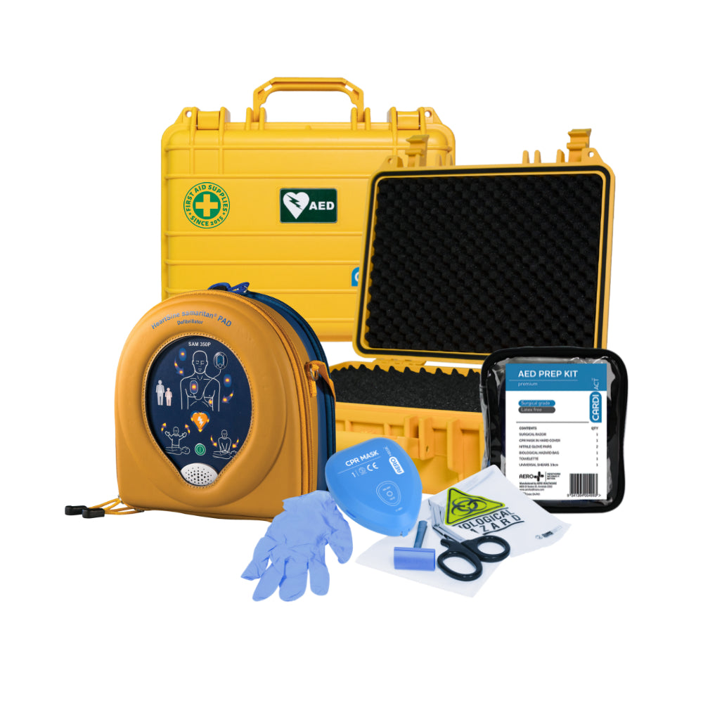 Heartsine 360P Fully-Automatic AED Waterproof Bundle