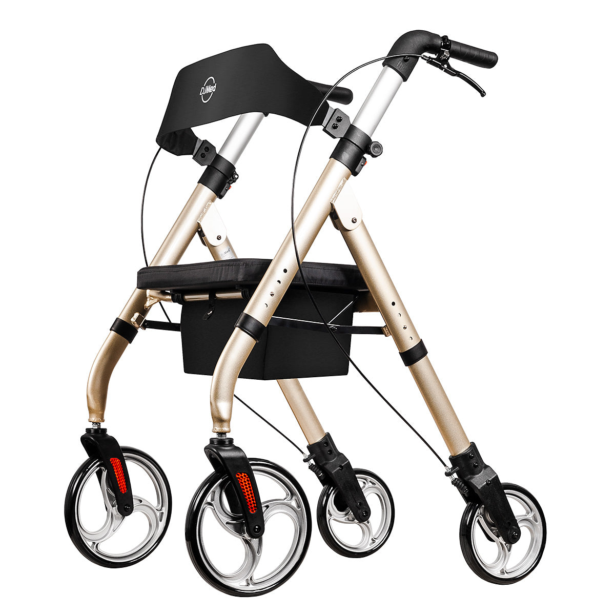Heavy Duty Rollator, Tall & Strong Bariatric Mobility Walker