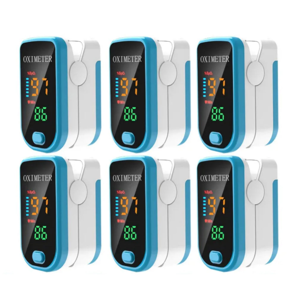 Professional Fingertip Pulse Oximeter 6 Pack