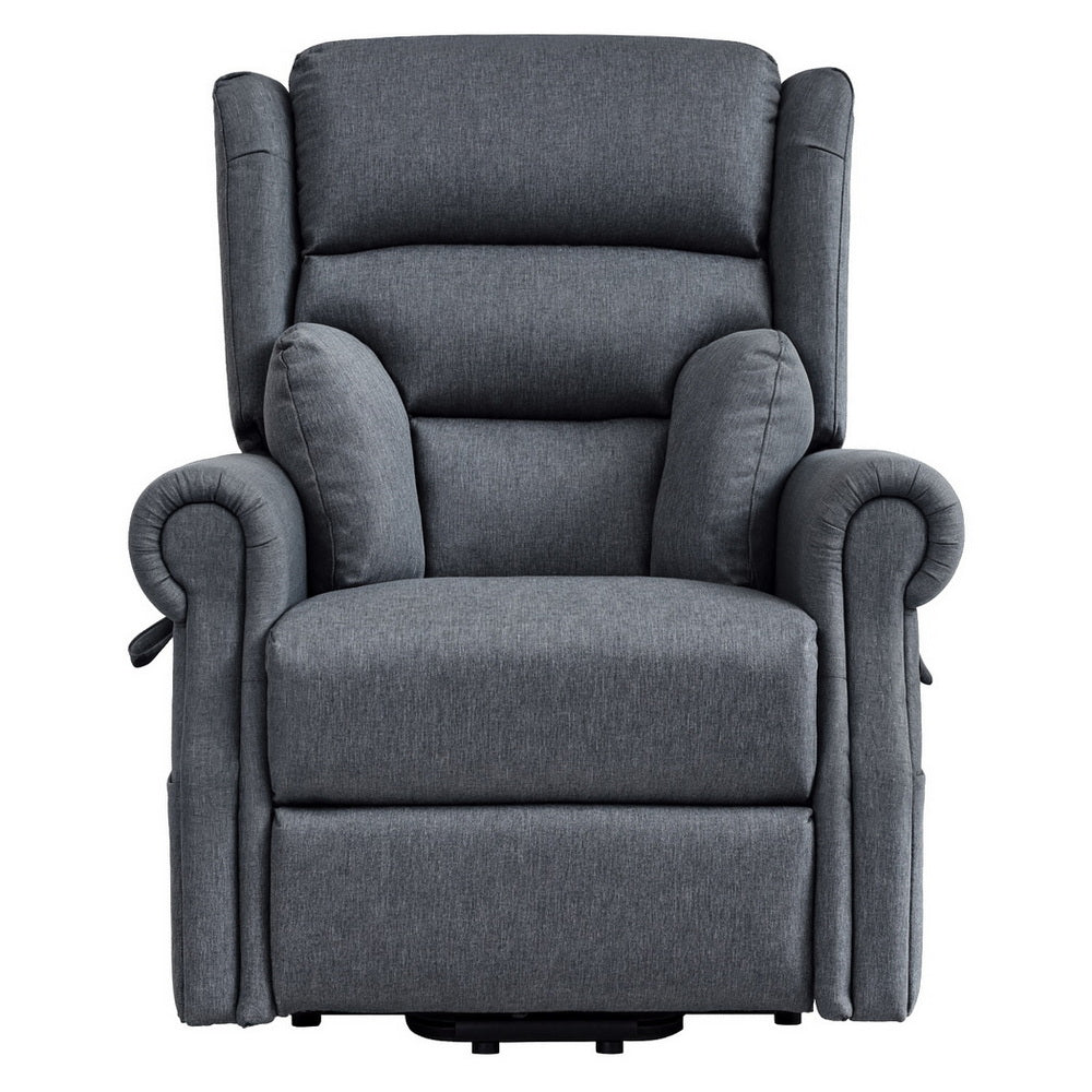 Artiss Lift Recliner Chair 8-Point Heated Massage 130° - 150kg - Grey