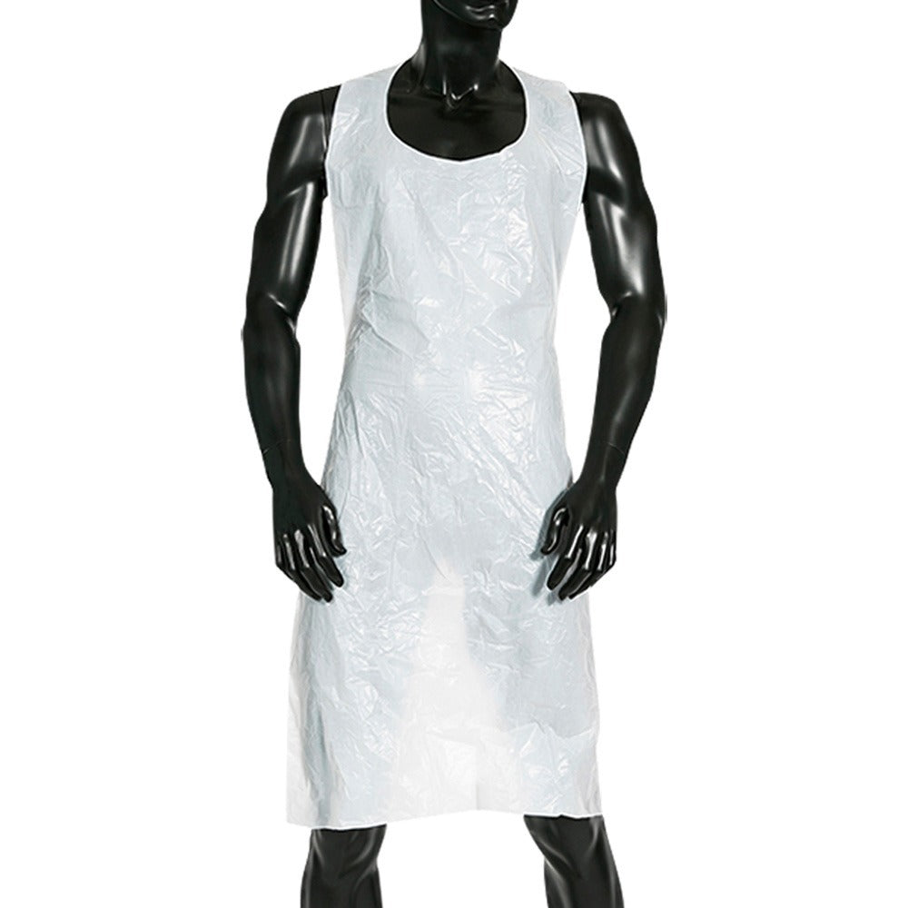 White Aprons Disposable 100/Pk