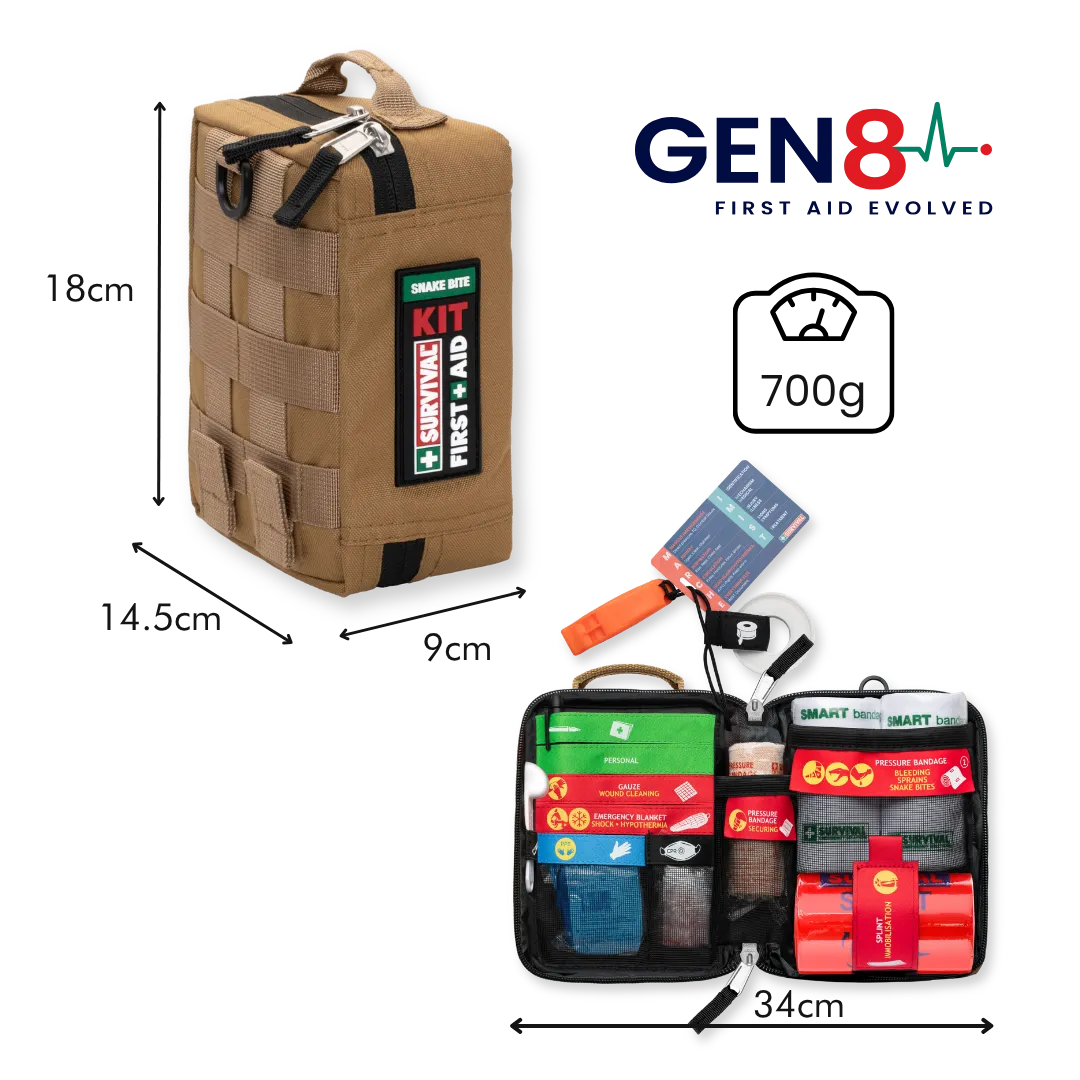 Survival Snake Bite First Aid Kit - Gen 8