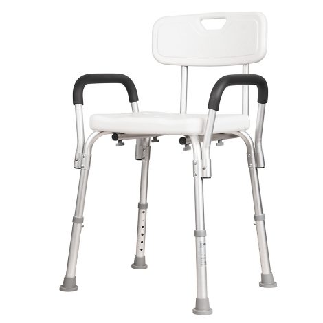 Shower Chair Aluminium Rust Free Adjustable Height