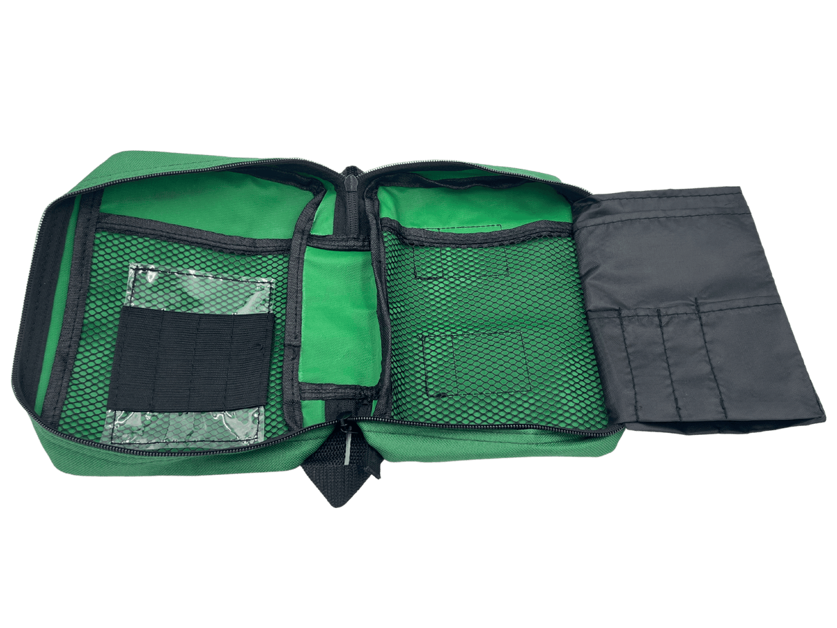 Small Green First Aid Bag 21 x 15 x 7.5cm