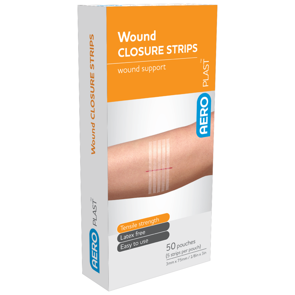 Wound Closure Strips 3 x 75mm Box/50