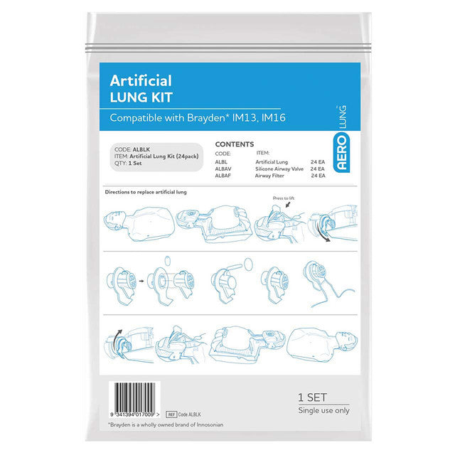 Brayden Lung Filter and Valve Kit Pack/24