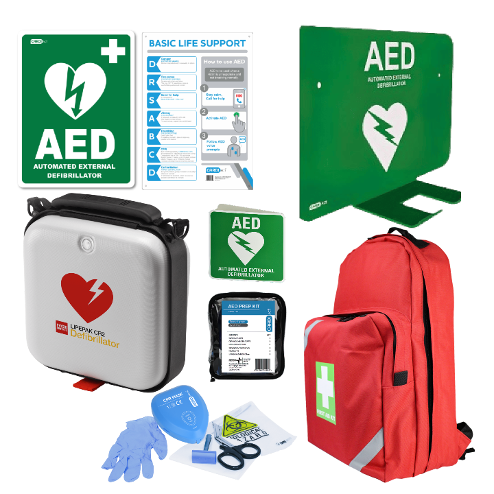 LIFEPAK CR2 Fully-Automatic Defib - With Backpack
