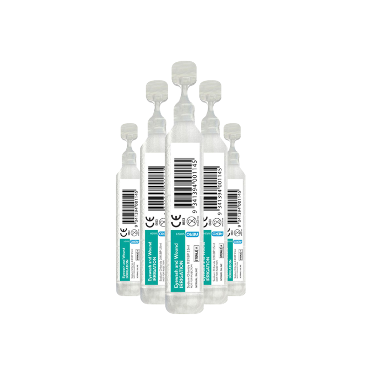 Sodium Chloride Eyewash Ampoule 15ml Pack/50