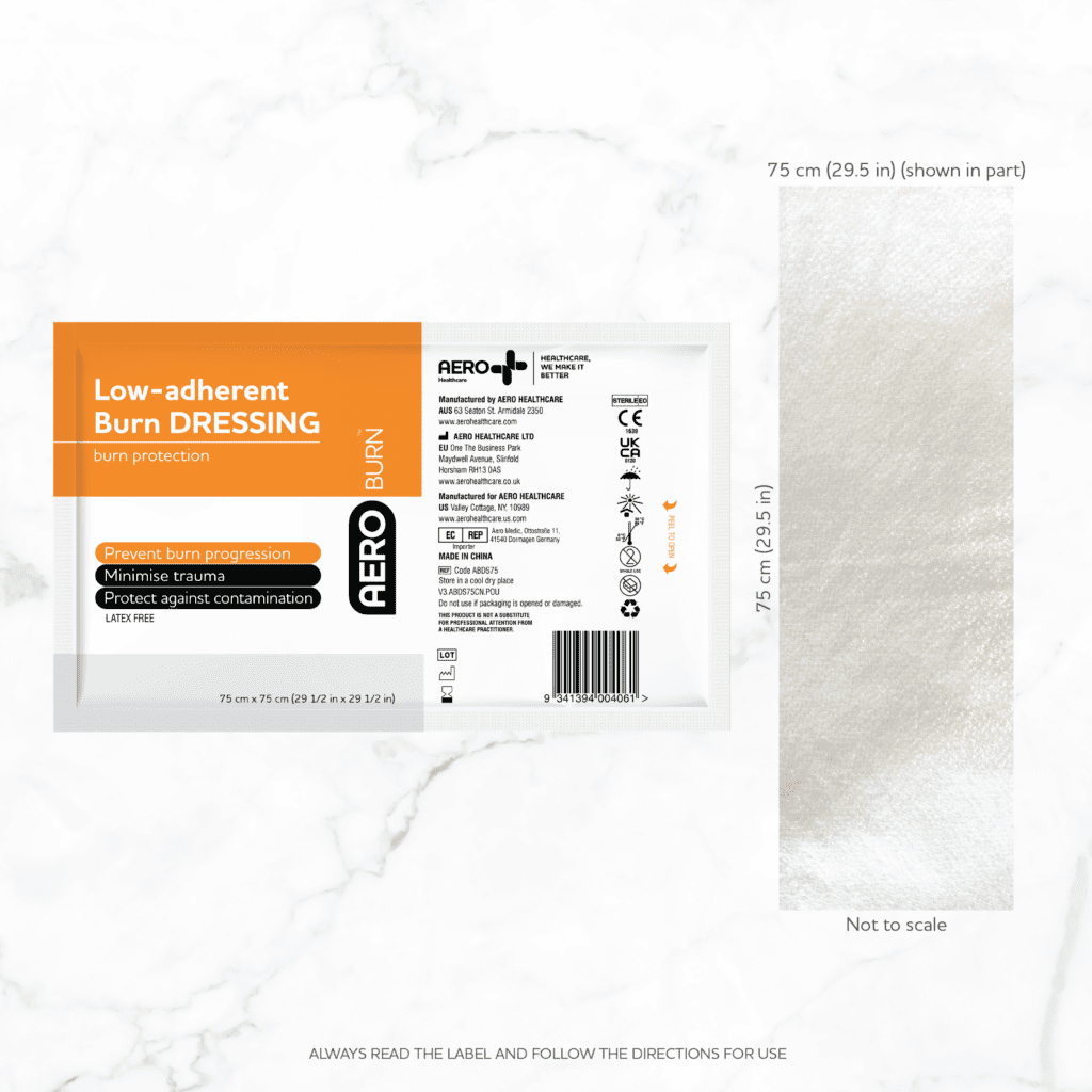Low-Adherent Burn Dressing 75 x 75cm