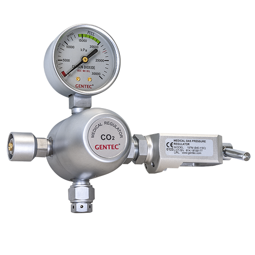 Regulator High Flow Medical Carbon Dioxide - Gentec