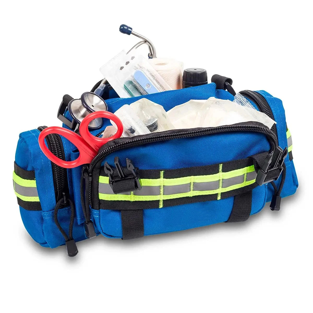Trauma Compartment Blue First Aid Bum Bag – 34cm × 16cm × 12.5cm