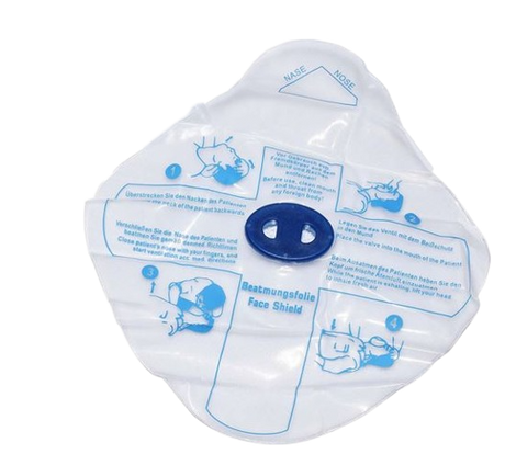 CPR Mask in Clear Bag