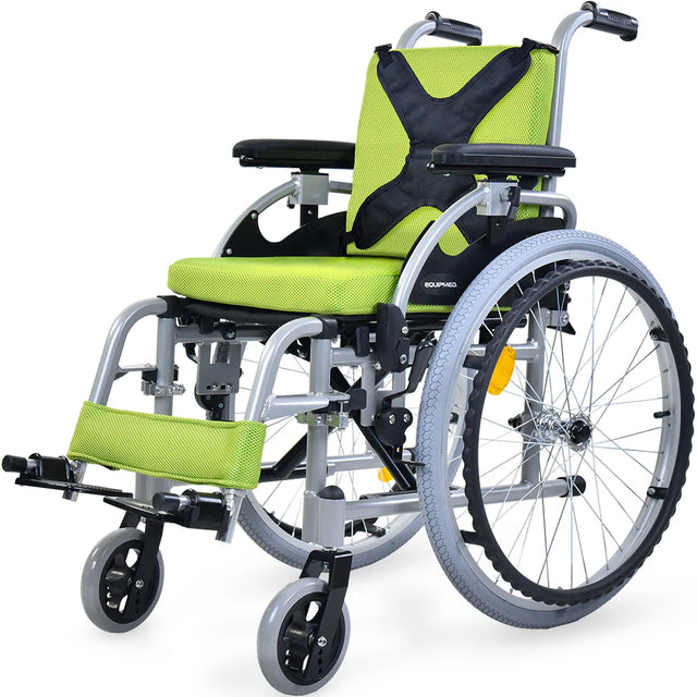 Kids Premium Paediatric Wheelchair Upto 75kg - Green