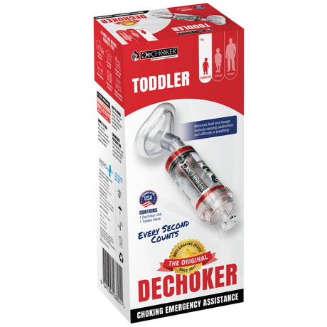 Dechoker Toddler Single Pack - Airway Clearance Device (1-3 Years) - 12 Pack