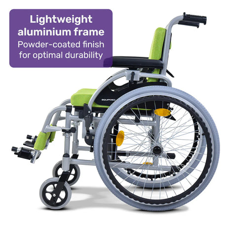 Kids Premium Paediatric Wheelchair Upto 75kg - Green