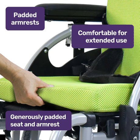 Kids Premium Paediatric Wheelchair Upto 75kg - Green