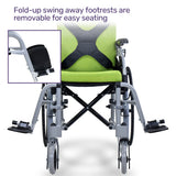 Kids Premium Paediatric Wheelchair Upto 75kg - Green