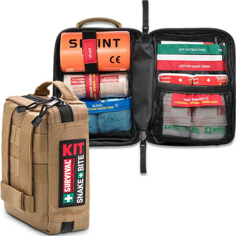 SURVIVAL Snake Bite & Slimline First Aid Kit Bundle