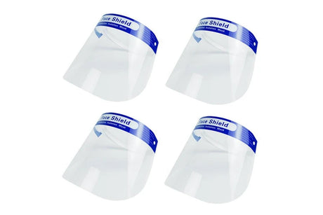 Safety Transparent Protective Full Face Shield - 10/Pcs