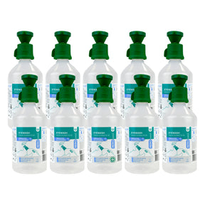 AEROWASH Eyewash Bottle 500mL 10/pk