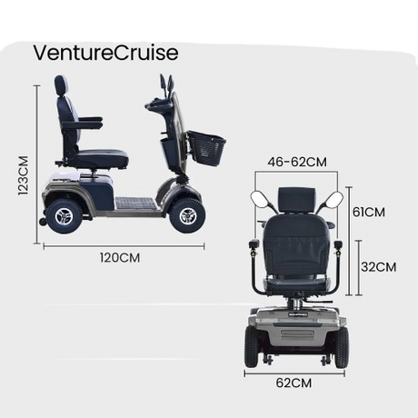 VentureCruise Extra Large-sized Electric Mobility Scooter