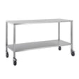 Stainless Steel Trolley No Rails 80 x 50 x 90cm