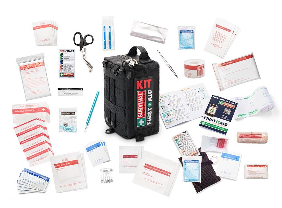 SURVIVAL Vehicle & Slimline First Aid Kit Bundle
