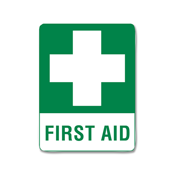 Medium Metal First Aid Sign 45 x 30cm