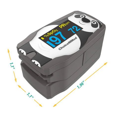 ChoiceMMed Paediatric Fingertip Pulse Oximeter - Panda