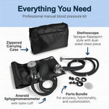 Manual Blood Pressure Monitor & Sprague Rappaport Stethoscope Kit