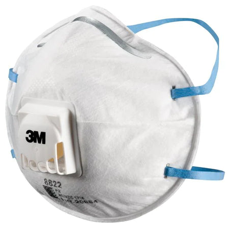 3M 8822 P2 Valved Particulate Respirator 10 Pack