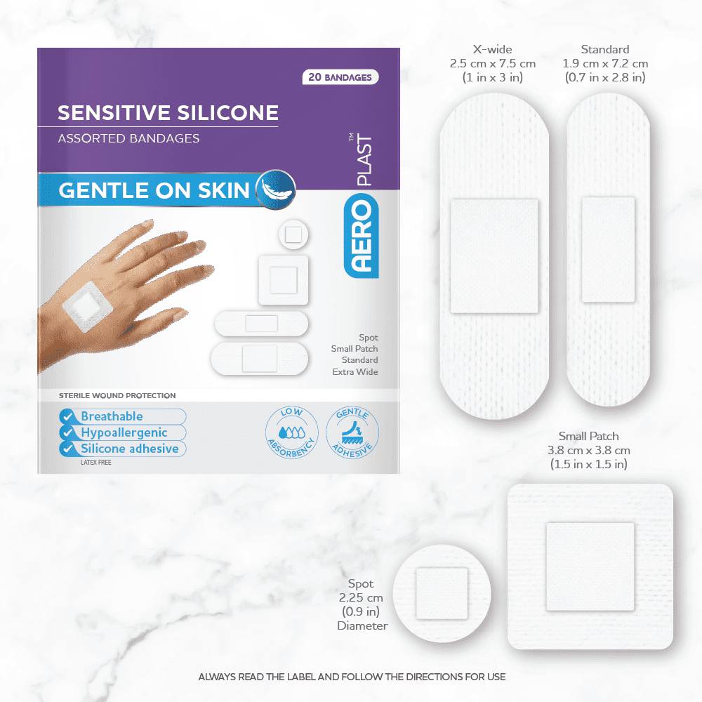 Sensitive Assorted Dressings Box/20 - 6 Boxes