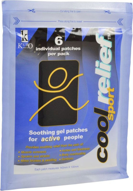 COOL RELIEF Cold Gel Patches Pouch/6