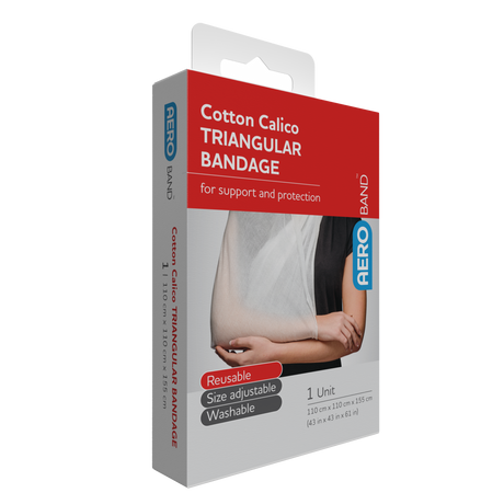 Cotton Calico Triangular Bandage 110 x 110 x 155cm