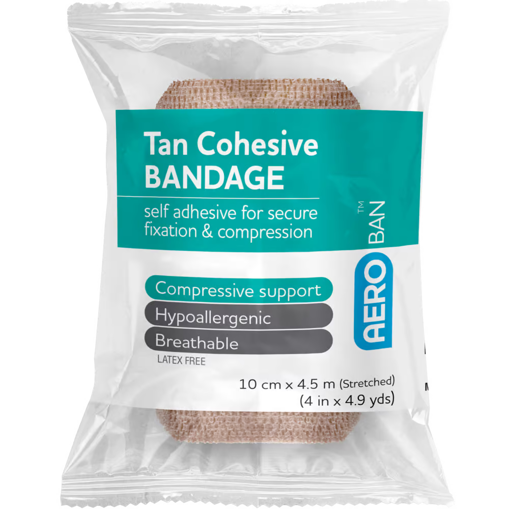 Tan Cohesive Bandage Wrap/12