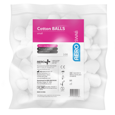Small Cotton Balls Bag/100