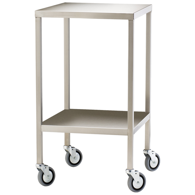 Small Stainless Steel Trolley 50 x 50 x 90.5cm