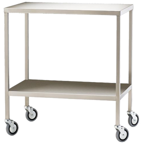 Medium Stainless Steel Trolley 80 x 50 x 90.5cm