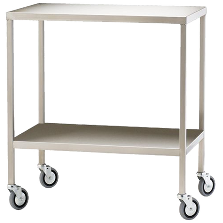 Medium Stainless Steel Trolley 80 x 50 x 90.5cm