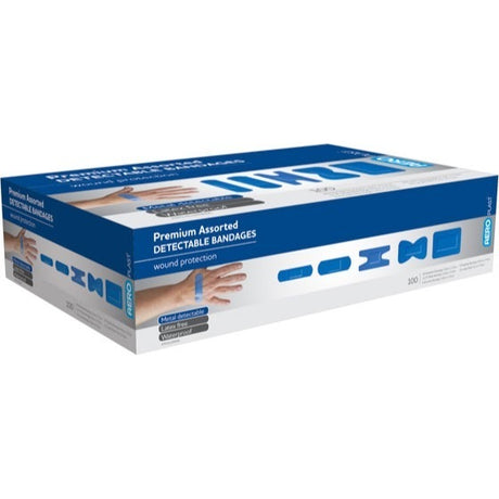 Premium Detectable Assorted Dressings Box/100
